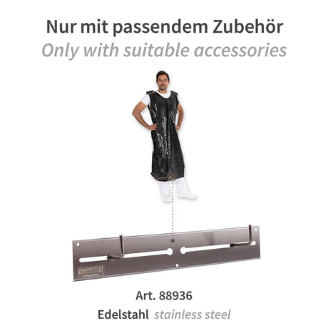 Rundumschürzen ca. 30 my | LDPE - schwarz