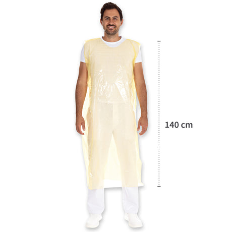 Rundumschürzen ca. 30 my | LDPE - gelb