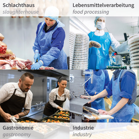 Rundumschürzen ca. 30 my | LDPE - weiß