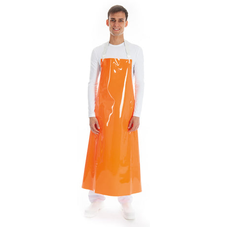 Latzschürzen 300 my | PU - orange