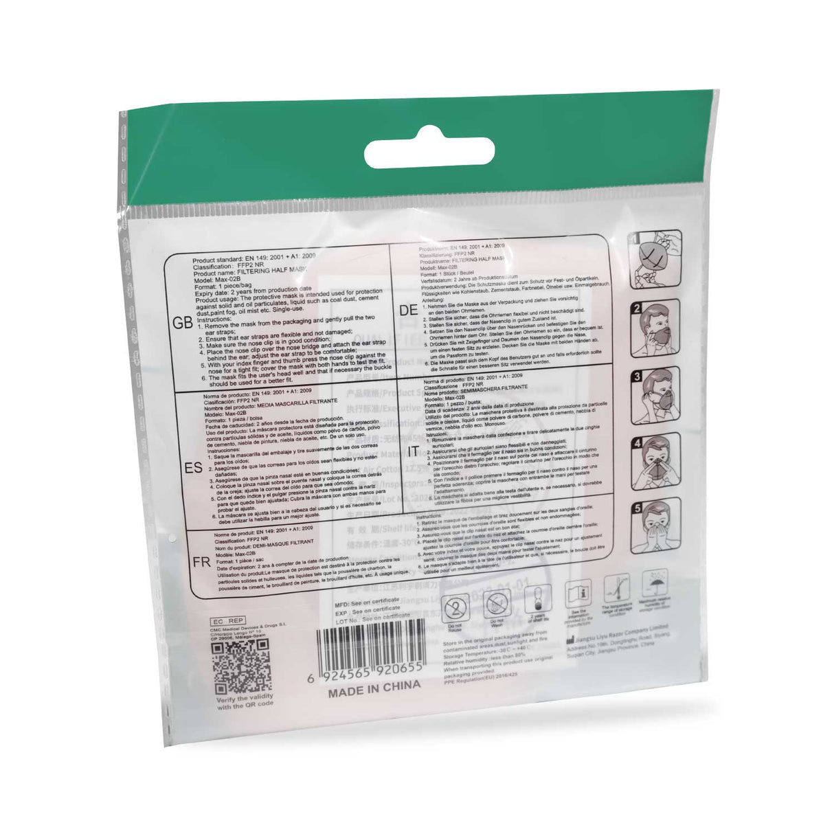 Farbige FFP2-Maske