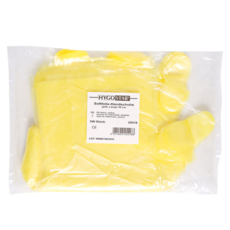 LDPE-Handschuhe Softline - gelb