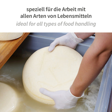 Nitrilhandschuhe Allfood Safe | puderfrei - weiß