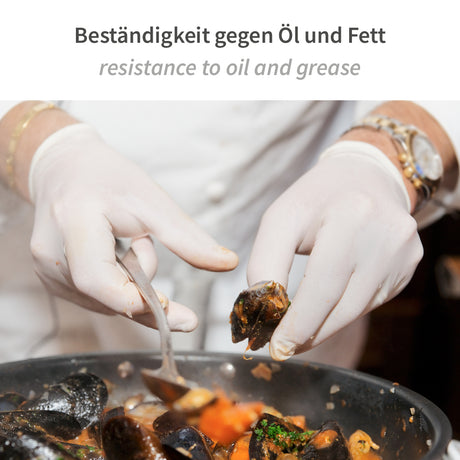 Nitrilhandschuhe Allfood Safe | puderfrei - weiß