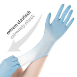 Nitrilhandschuhe Extra Safe Super Stretch, puderfrei - blau