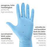 Nitrilhandschuhe Extra Safe Super Stretch, puderfrei - blau