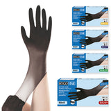 Nitrilhandschuhe Extra Safe Super Stretch, puderfrei - schwarz