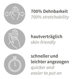 Nitrilhandschuhe Safe Super Stretch | puderfrei - weiß