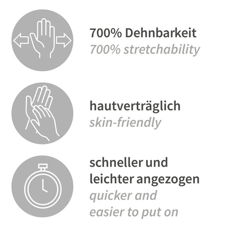 Nitrilhandschuhe Safe Super Stretch | puderfrei - weiß