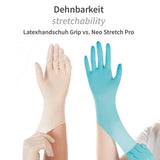 Neoprenhandschuhe Neo Stretch Pro | puderfrei - türkis