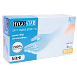 Nitrilhandschuhe Safe Super Stretch | puderfrei - blau