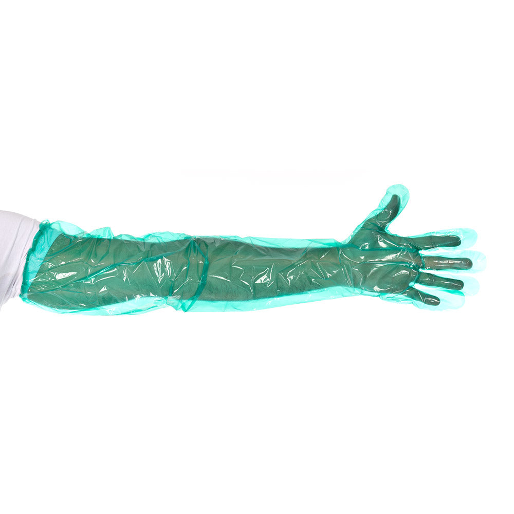 LDPE-Handschuhe Softline Long Plus - grün