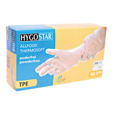 TPE-Handschuhe Allfood Thermosoft - transparent