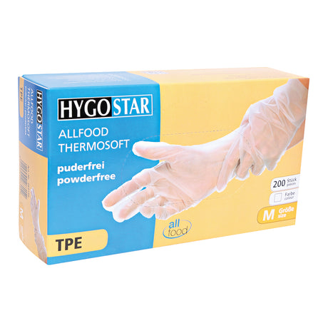 TPE-Handschuhe Allfood Thermosoft - transparent