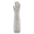 CPE-Handschuhe Grip Long mit Gummizug - transparent