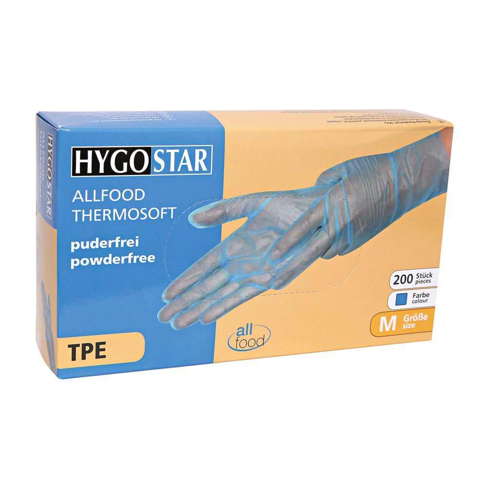 TPE-Handschuhe Allfood Thermosoft, Sparpack - blau