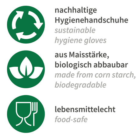 Bio PLA-Handschuhe - transparent
