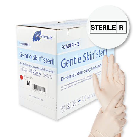 Meditrade Gentle Skin® steril Untersuchungshandschuhe | Latex - weiß