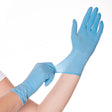 Latexhandschuhe Allfood Skin | gepudert - blau