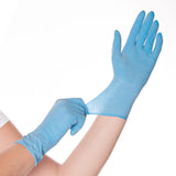 Latexhandschuhe Allfood Skin | gepudert - blau