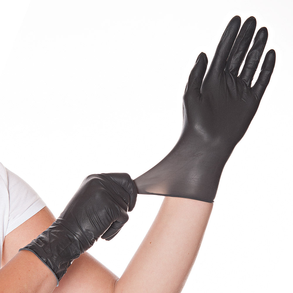 Latexhandschuhe Diablo | puderfrei - schwarz