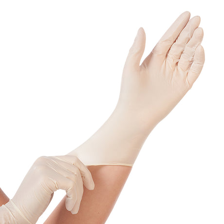 Latexhandschuhe Med Grip | puderfrei - weiß