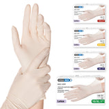 Latexhandschuhe Med Grip | puderfrei - weiß
