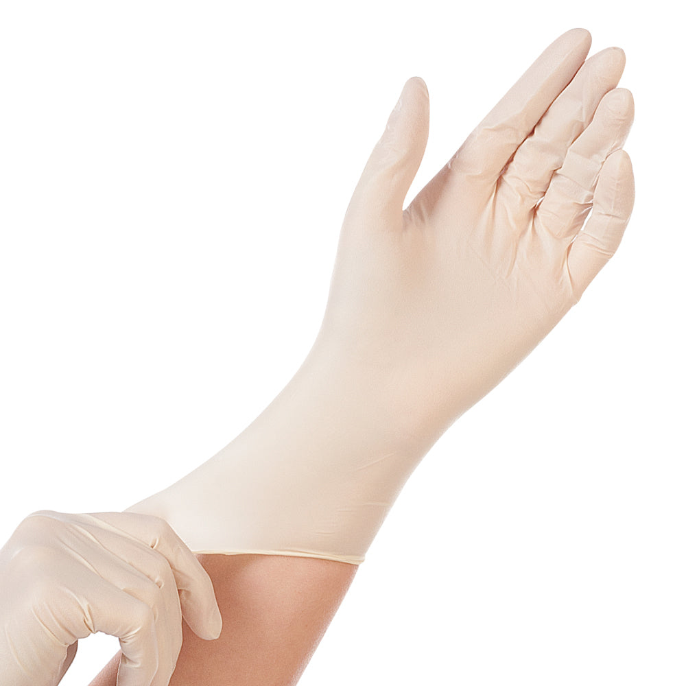 Latexhandschuhe Grip Light | puderfrei - weiß