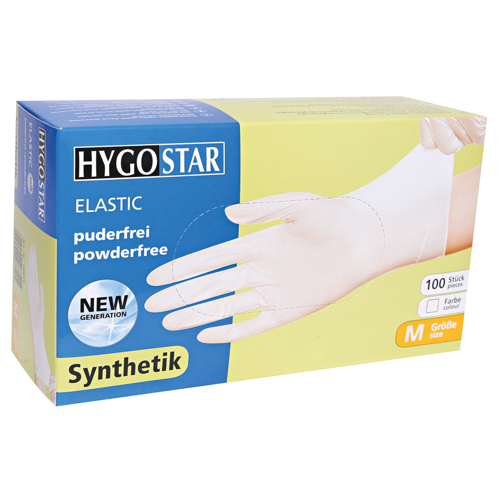 Synthetikhandschuhe Elastic | puderfrei - weiß