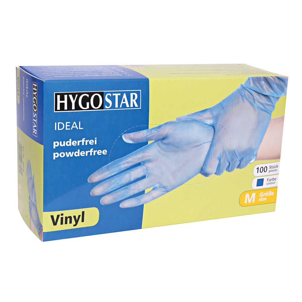 Vinylhandschuhe Ideal | puderfrei - blau