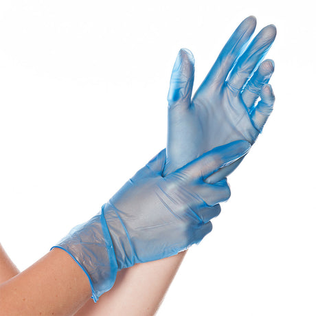Vinylhandschuhe Classic | gepudert - blau