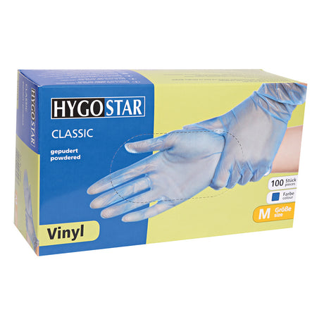 Vinylhandschuhe Classic | gepudert - blau