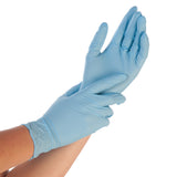 Nitrilhandschuhe Safe Premium | puderfrei - blau