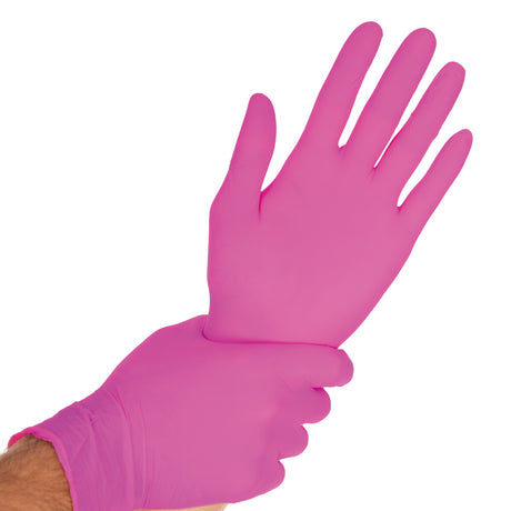 Nitrilhandschuhe Safe Light | puderfrei - magenta