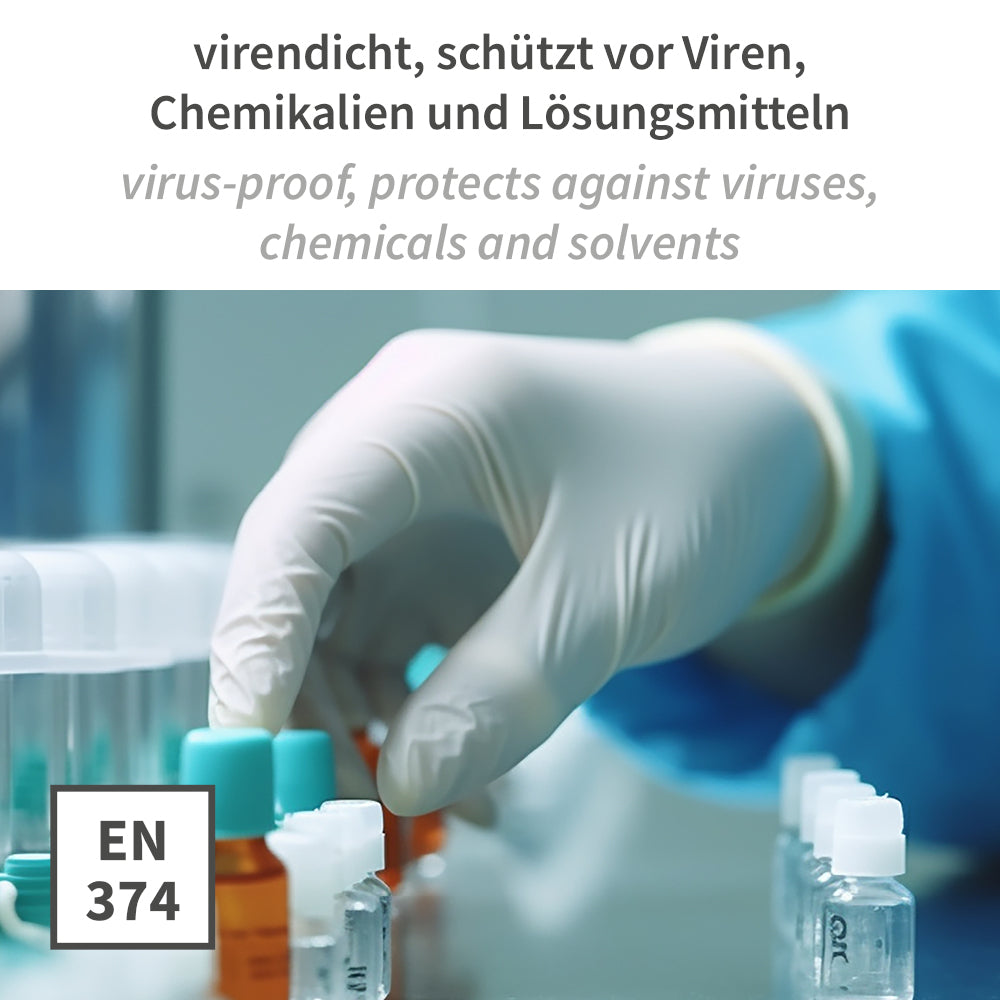 Untersuchungshandschuhe Safe Virus | Nitril - weiß