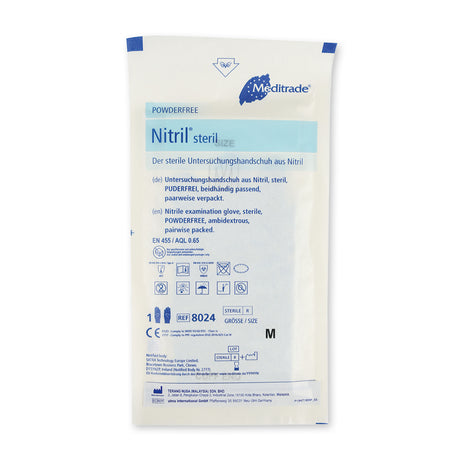 Meditrade Nitril® steril Untersuchungshandschuhe | Nitril - blau