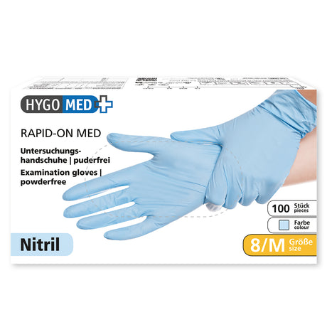 Untersuchungshandschuhe Rapid-On Med | Nitril - blau