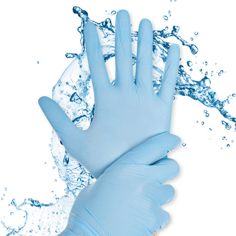Nitrilhandschuhe Rapid-On | puderfrei - blau