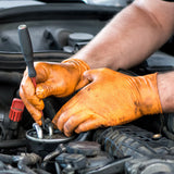 Nitrilhandschuhe Diamond Grip | puderfrei - orange