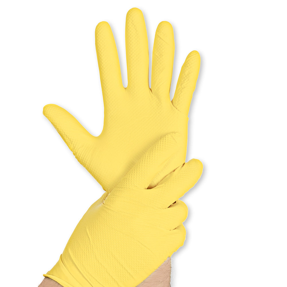Nitrilhandschuhe Power Grip | puderfrei - gelb