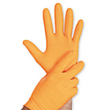 Nitrilhandschuhe Power Grip Light | puderfrei - orange