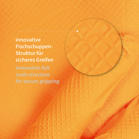 Nitrilhandschuhe Power Grip Light | puderfrei - orange