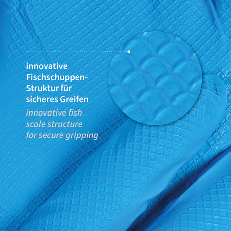 Nitrilhandschuhe Power Grip Light | puderfrei - blau