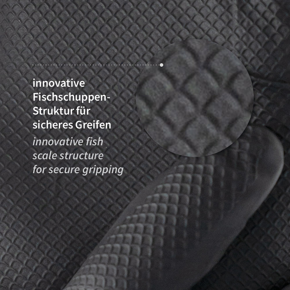 Nitrilhandschuhe Power Grip Light | puderfrei - schwarz