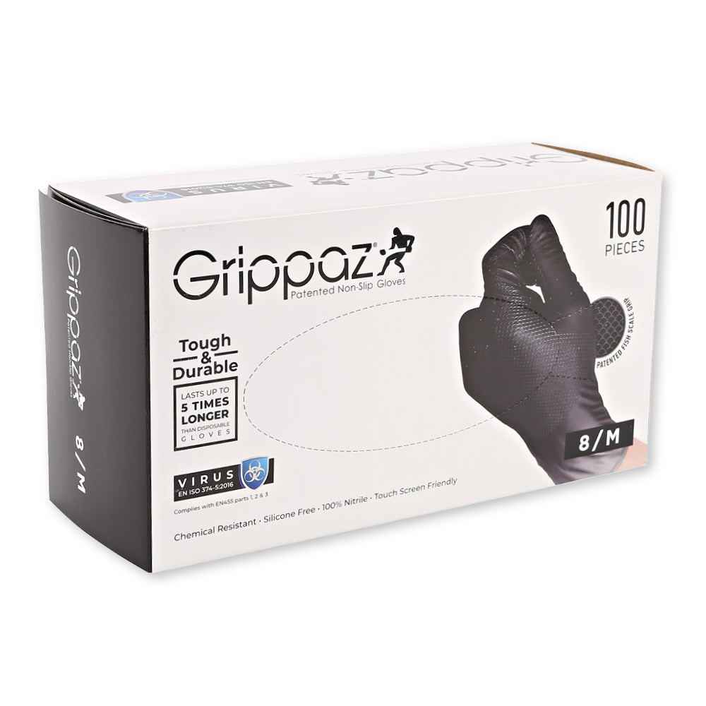 Nitrilhandschuhe Power Grip Light | puderfrei - schwarz