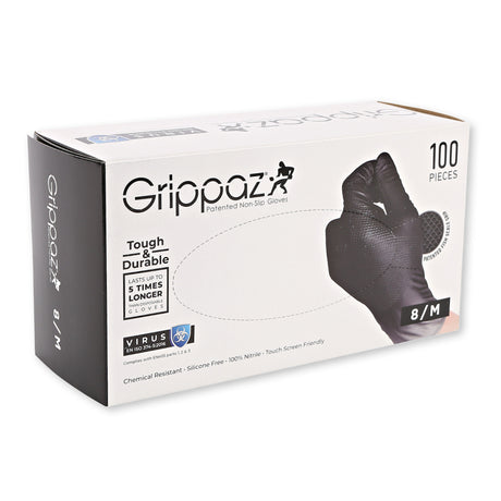 Nitrilhandschuhe Power Grip Light | puderfrei - schwarz