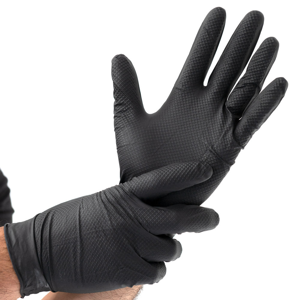 Nitrilhandschuhe Power Grip | puderfrei - schwarz