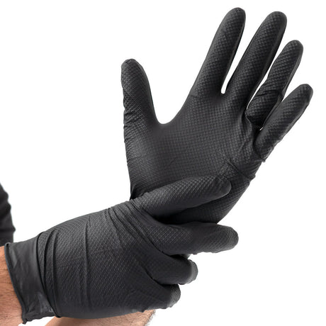 Nitrilhandschuhe Power Grip | puderfrei - schwarz