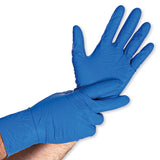 Nitrilhandschuhe Power Grip Long "Extra" | puderfrei - blau