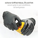 Nitrilhandschuhe Power Grip Long | puderfrei - schwarz